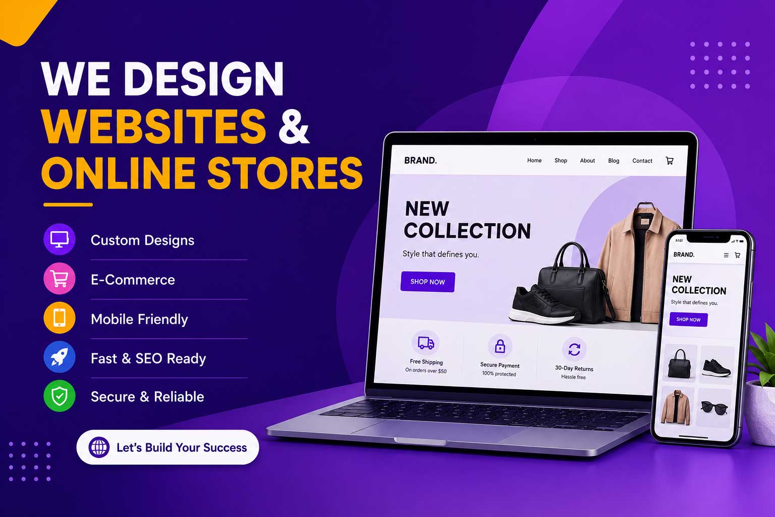 Website Design & Development Features